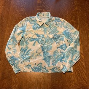 Patchington Silk Lightweight Jacket w/ Zipper Size Ladies Small